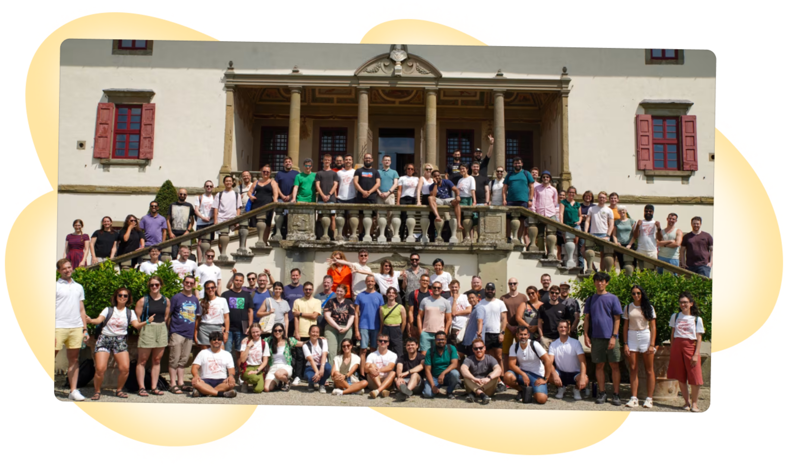 Fotka týmu v Itálii – 2023